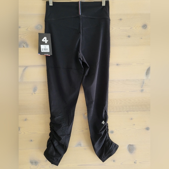 NWT FourLaps 3/4 Length Contour Leggings Black size S - Picture 2 of 8